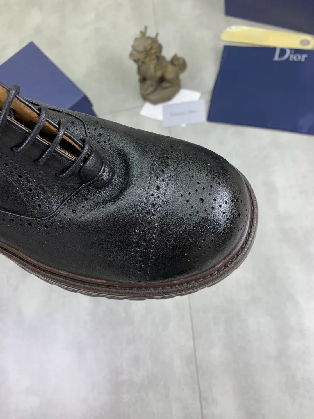 Men's shoes P520 💰【New style】Water-dyed cow lining Original order quality Dior —🆘.Dior Original order purchase, high-end leather shoes, fabric: Made of Italian imported color rubbed wrinkled cowhide➕Water-dyed cow lining/cowhide lining➕Specially available original combination outsole, fine workmanship, real shot🎬Size: 38-45 (with full set of packaging) Color: 3️⃣ colors available